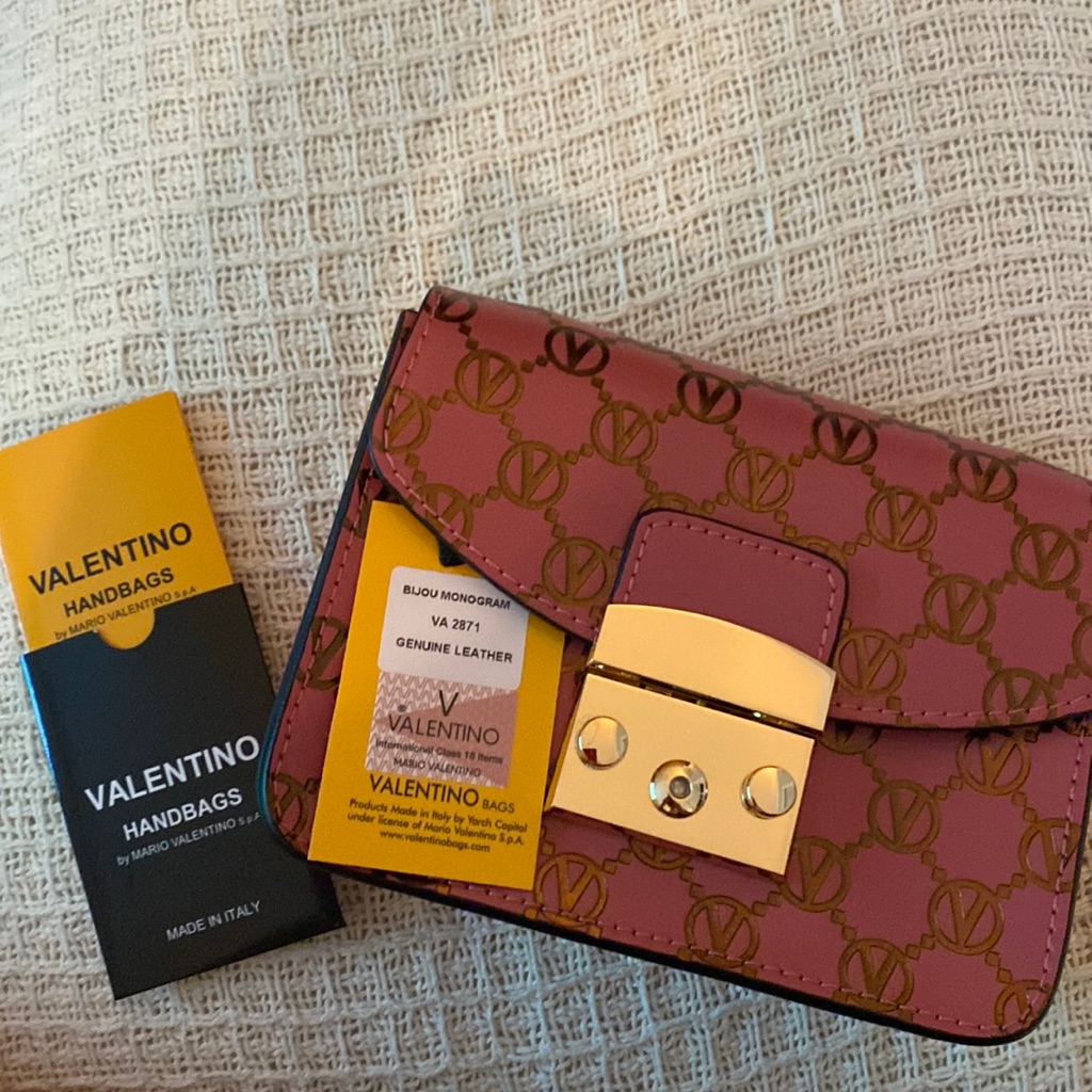 Valentino Bijou Monogram In Pink Sorbet